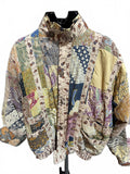 Vintage Boho Patchwork Quilted Jacket Festival Coat