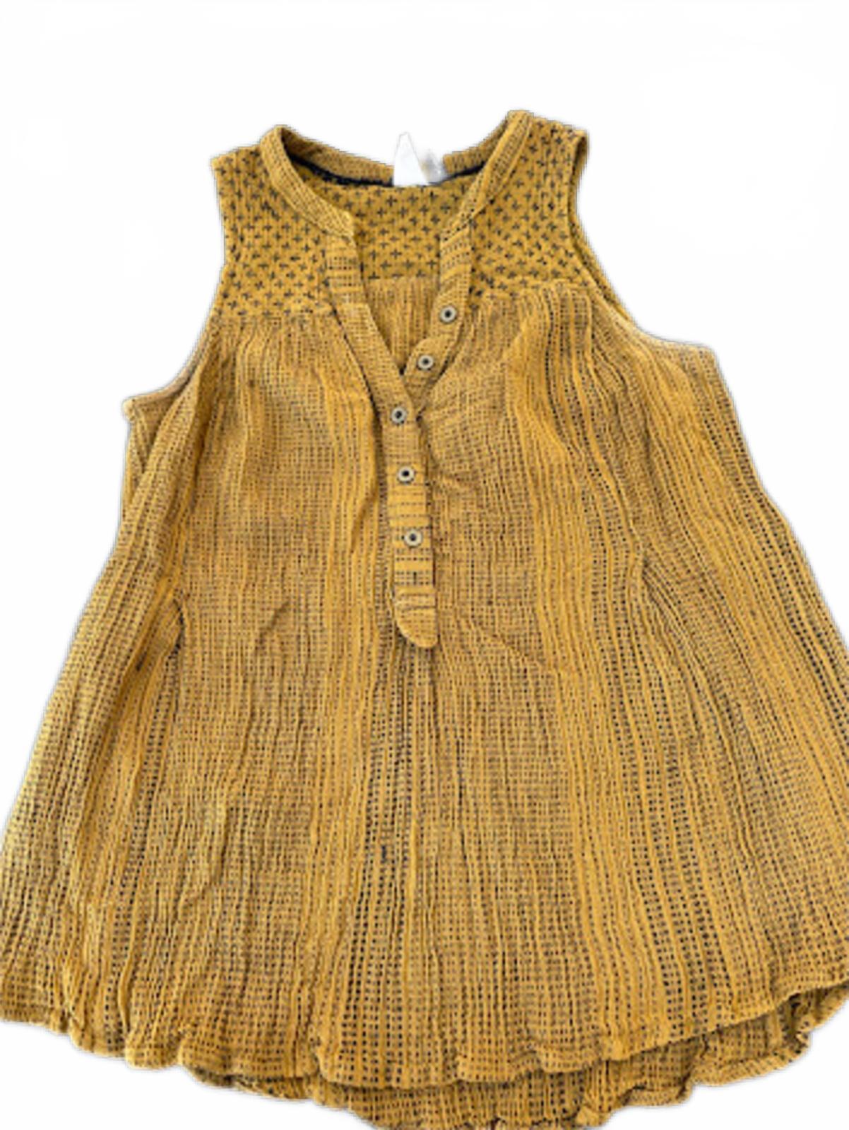 Anthropologie Akemi + Kin Mustard Tunic Top