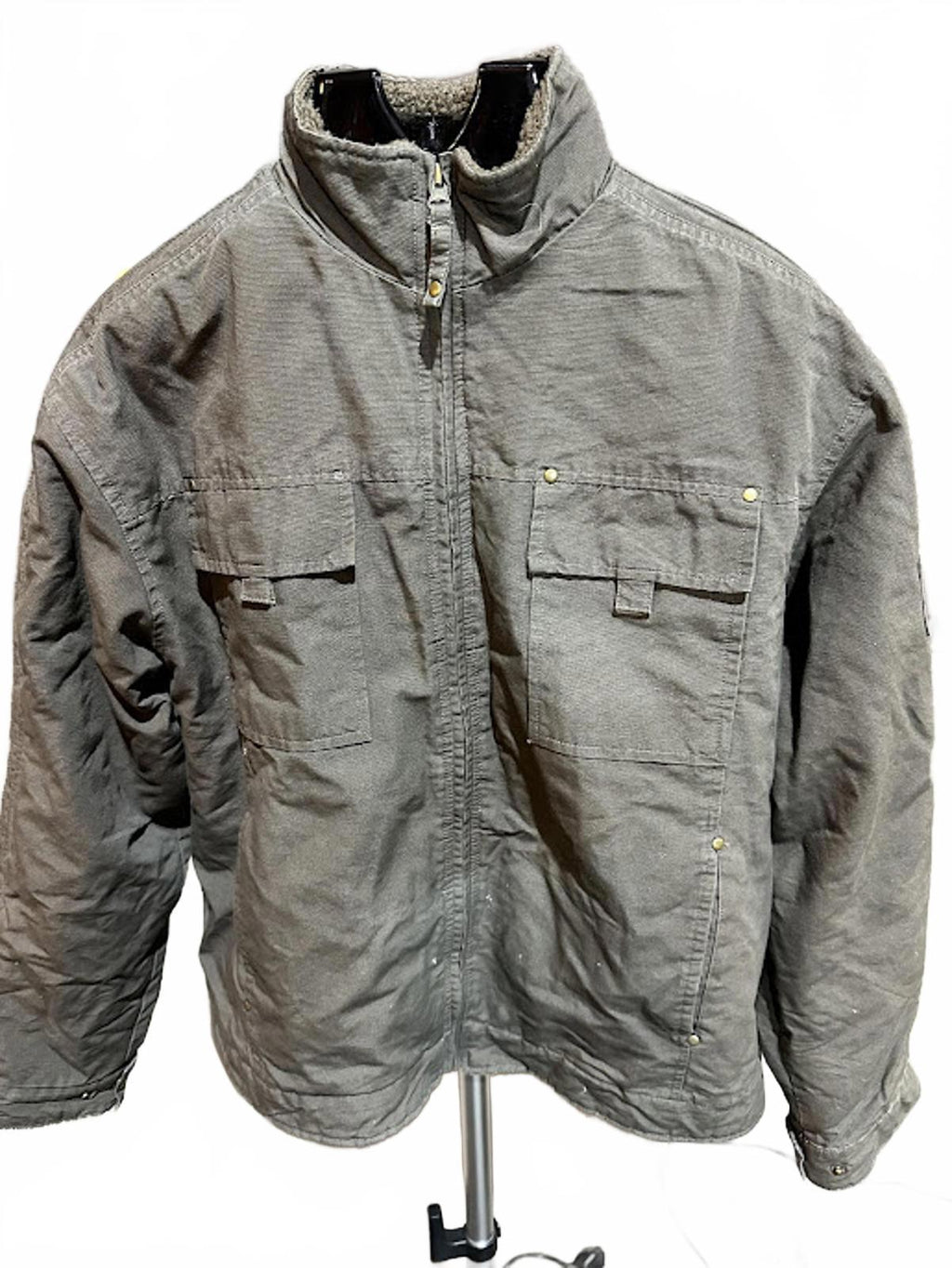 Vintage Whispering Smith Quilted Field Jacket Utility Coat