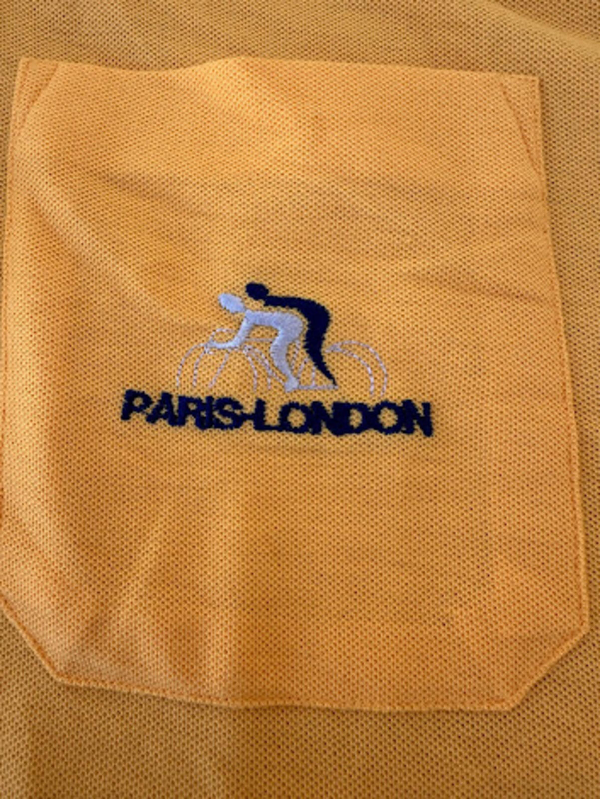 Vintage Paris London TCM Cycling Polo Shirt L