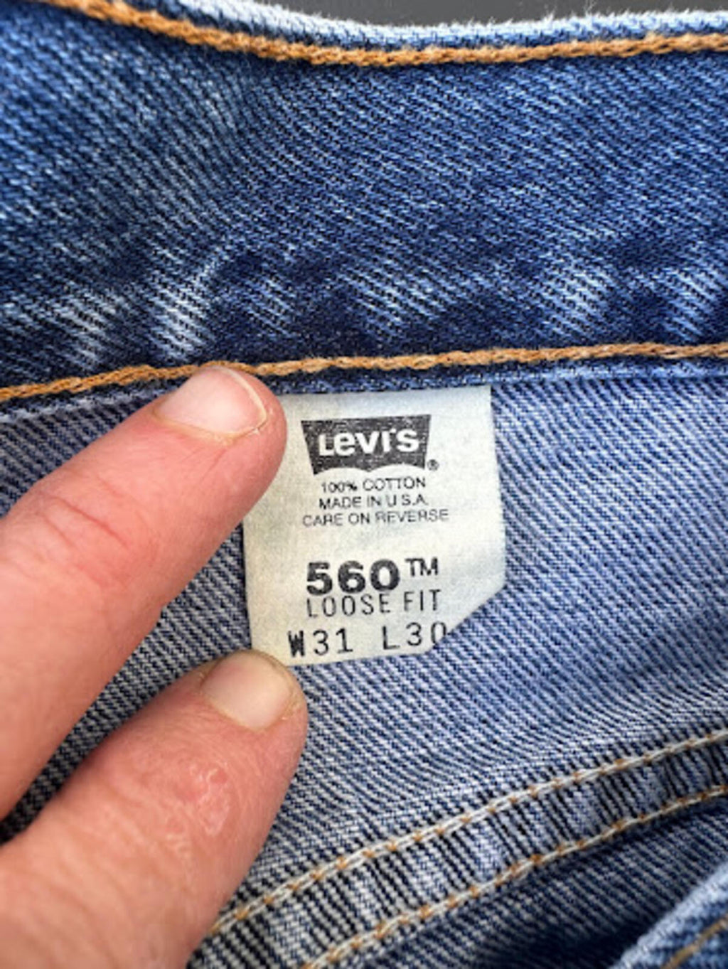 Vintage USA Levi's 560 Loose Fit Jeans 31x30