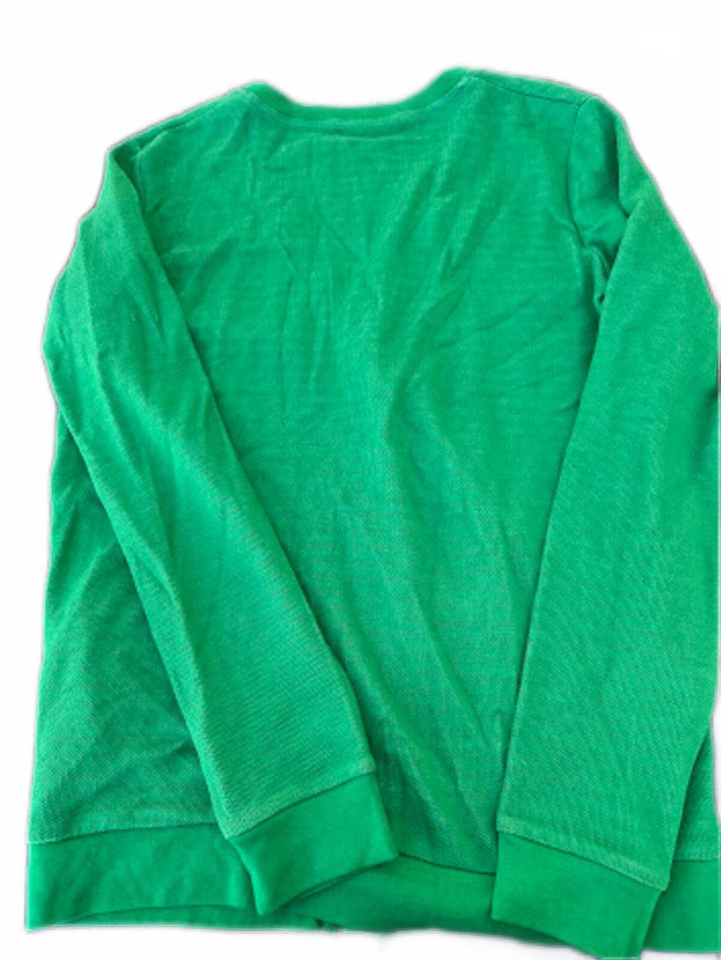 Charles & 1/2 Green Cotton Cardigan Large