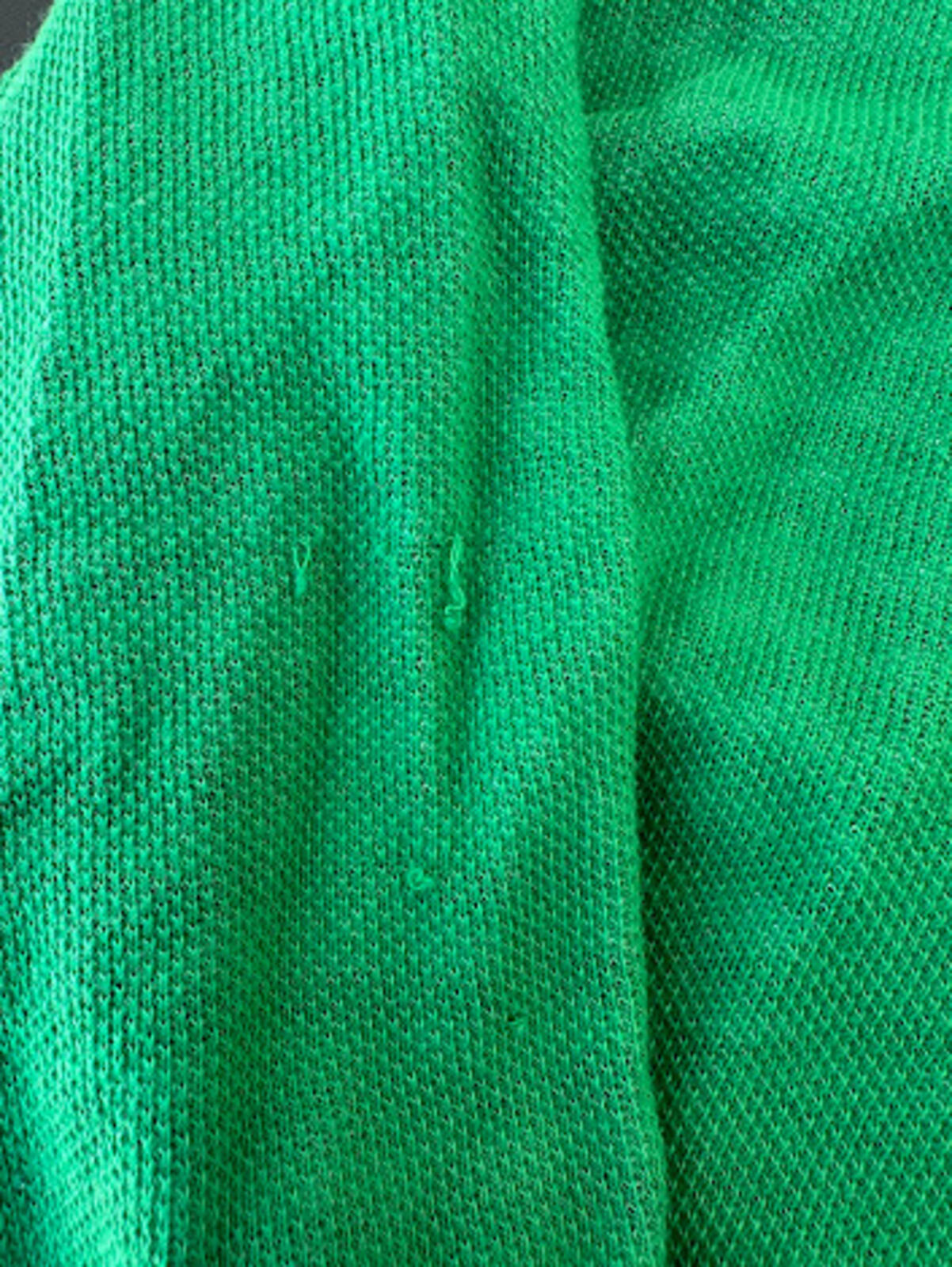 Charles & 1/2 Green Cotton Cardigan Large