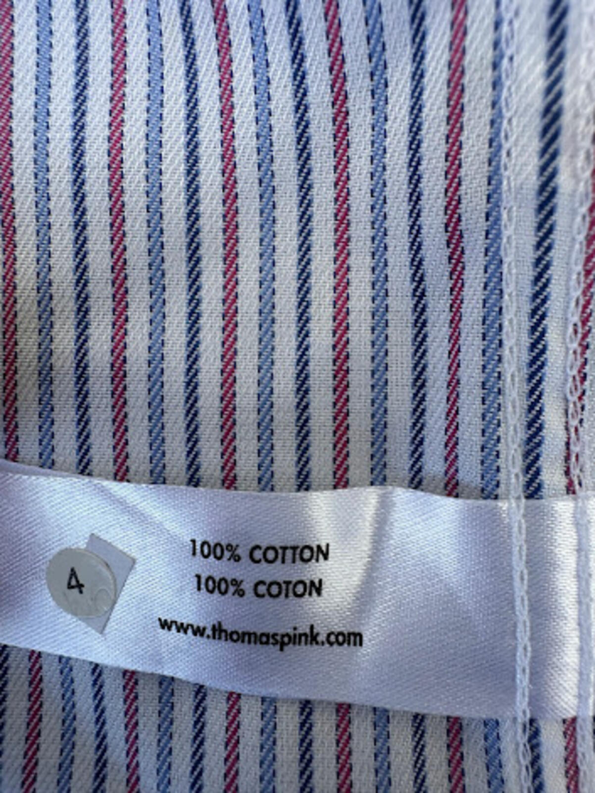Thomas Pink Traveller Classic Stripe Dress Shirt
