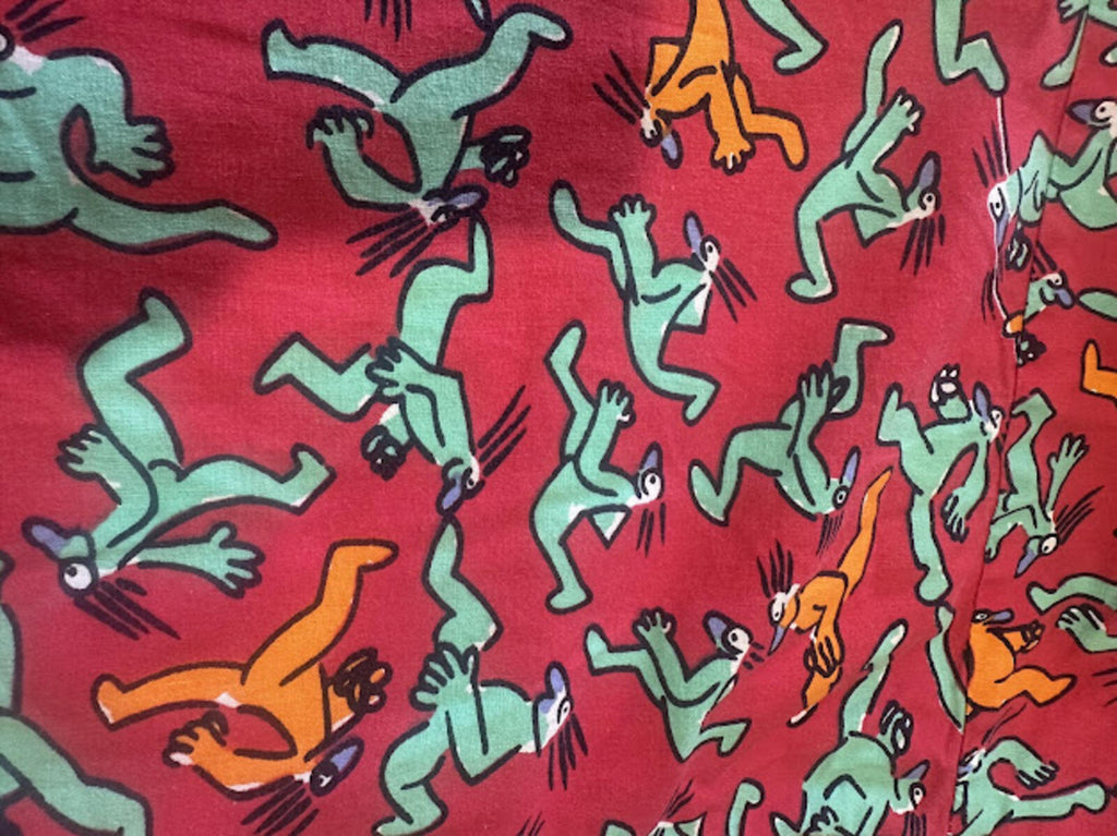 Vintage Kahuna Tropical Print Hawaiian Shirt L