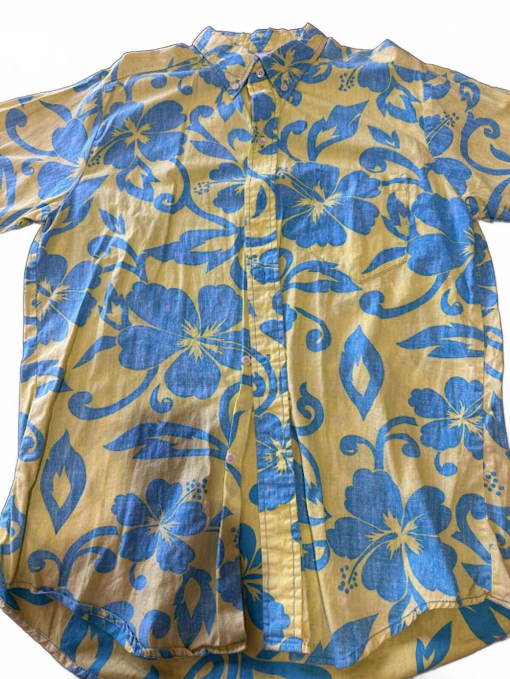 Off Shore USA Hawaiian Aloha Shirt Large