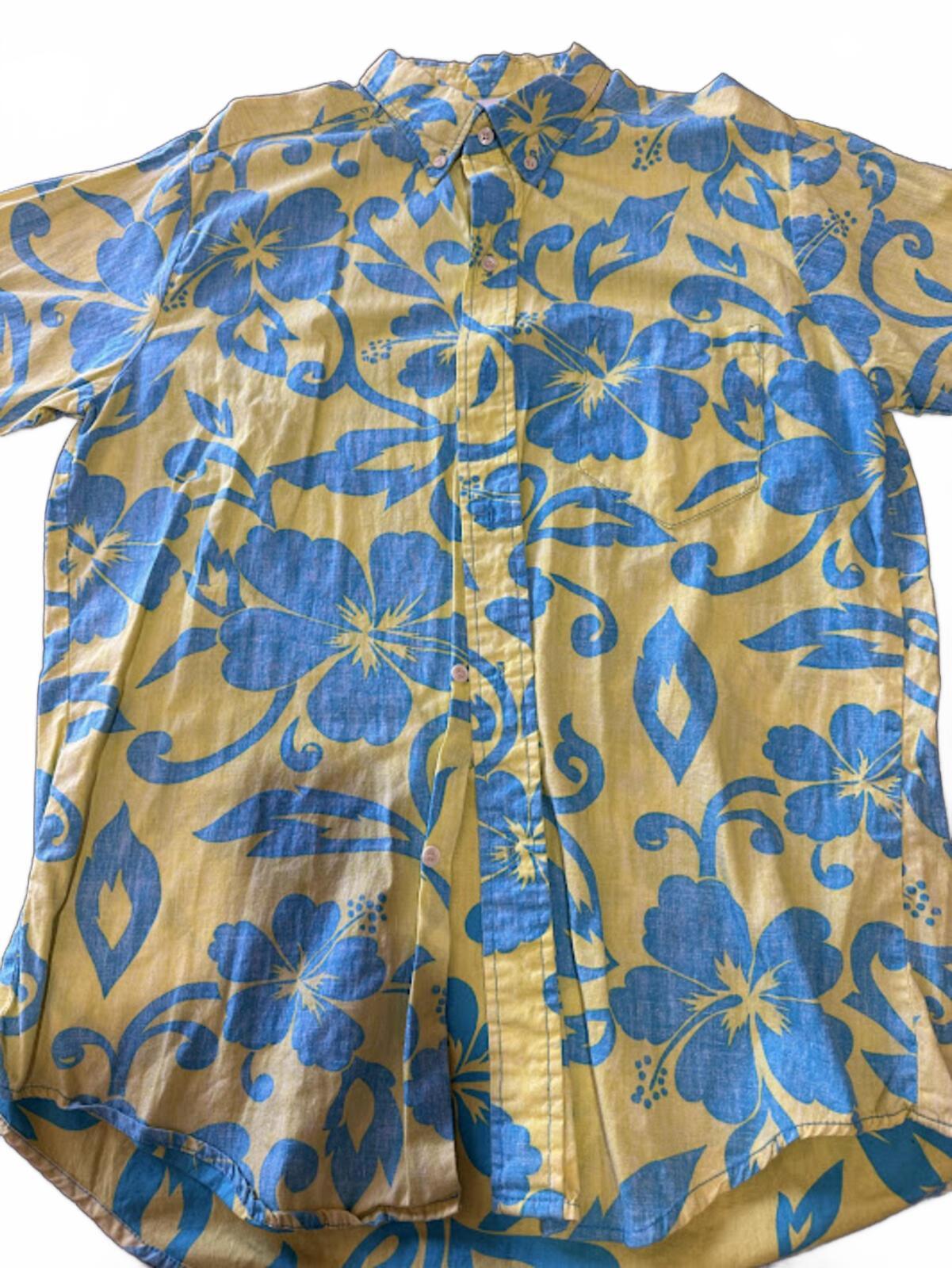 Off Shore USA Hawaiian Aloha Shirt Large