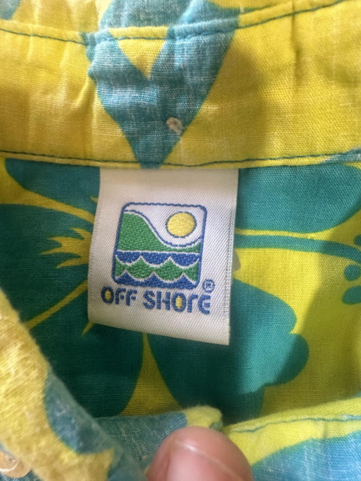 Off Shore USA Hawaiian Aloha Shirt Large