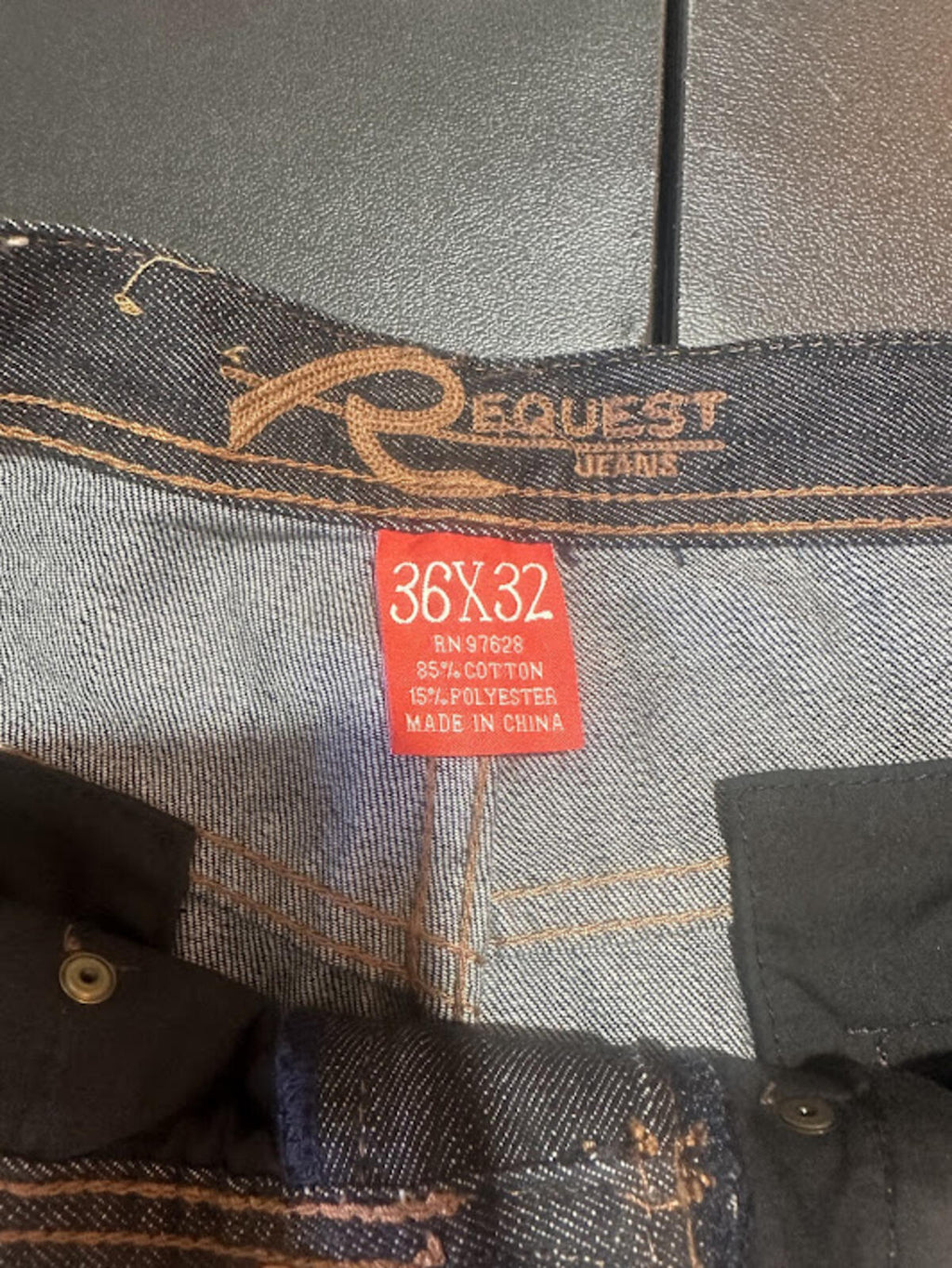 Request Jeans Dark Wash Bootcut 36x32