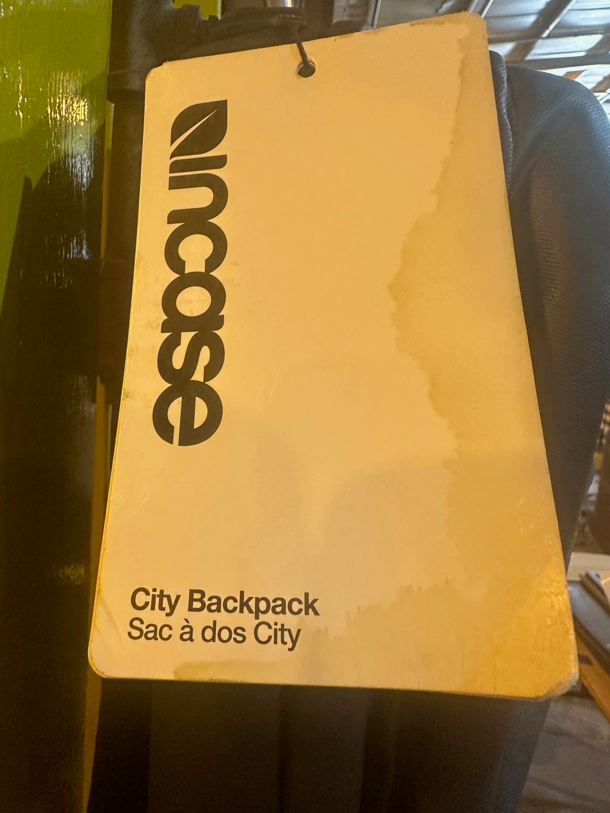 Incase City Backpack – Black – Snapdocs Branded – Fits 15" Laptop – NWT