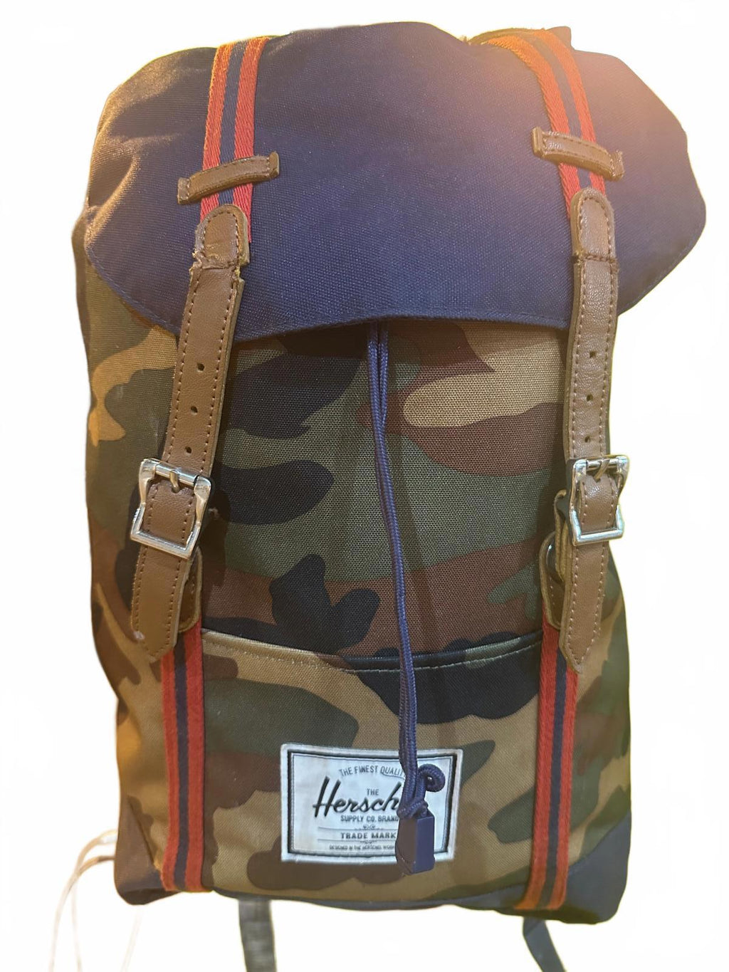 Herschel Retreat Backpack Camo/Peacoat 19.5L NWT Laptop Sleeve 15” NWT