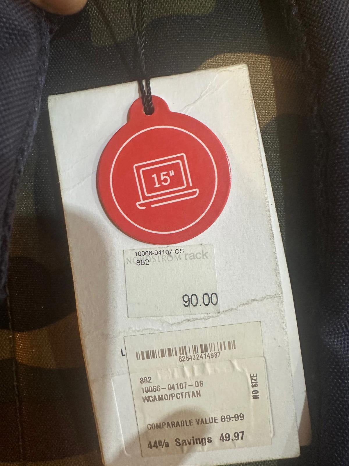 Herschel Retreat Backpack Camo/Peacoat 19.5L NWT Laptop Sleeve 15” NWT