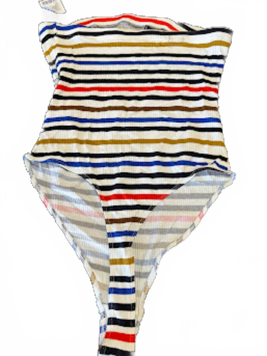 Urban Outfitters Stripe Tube Bodysuit NWT