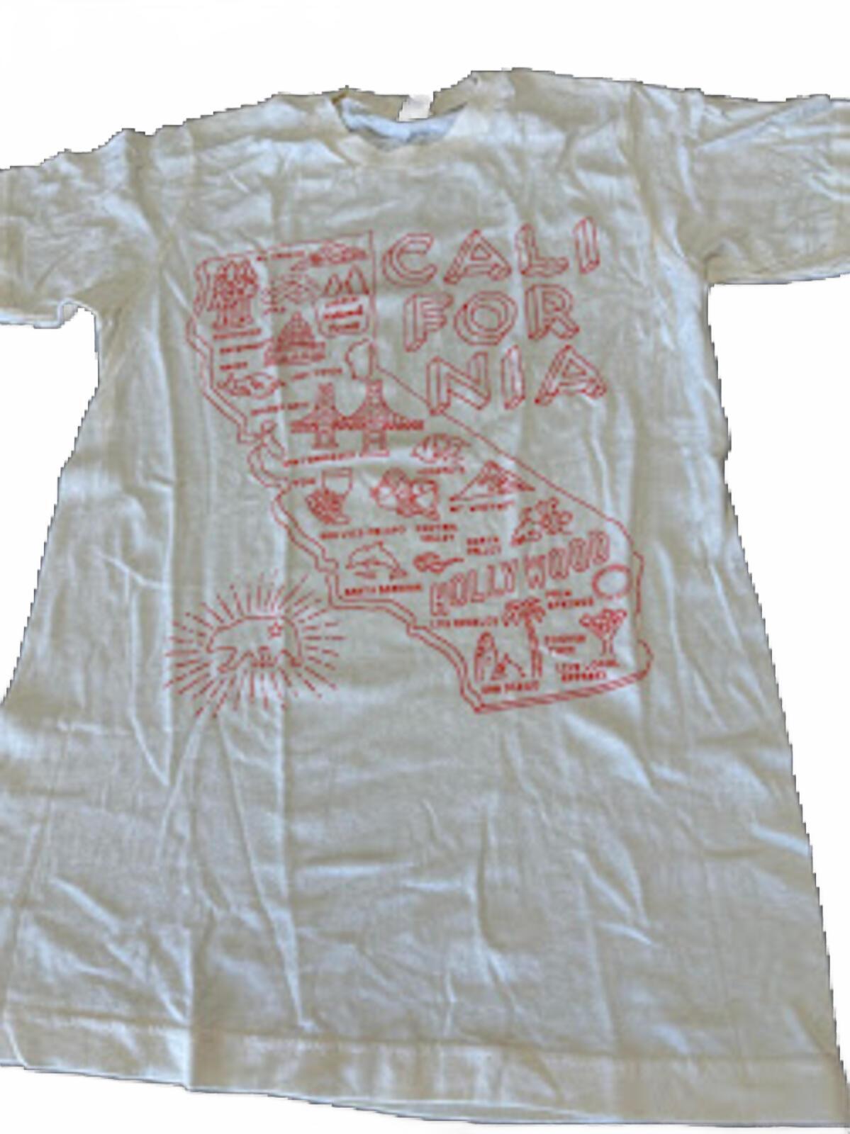California Landmarks Graphic T-Shirt Small