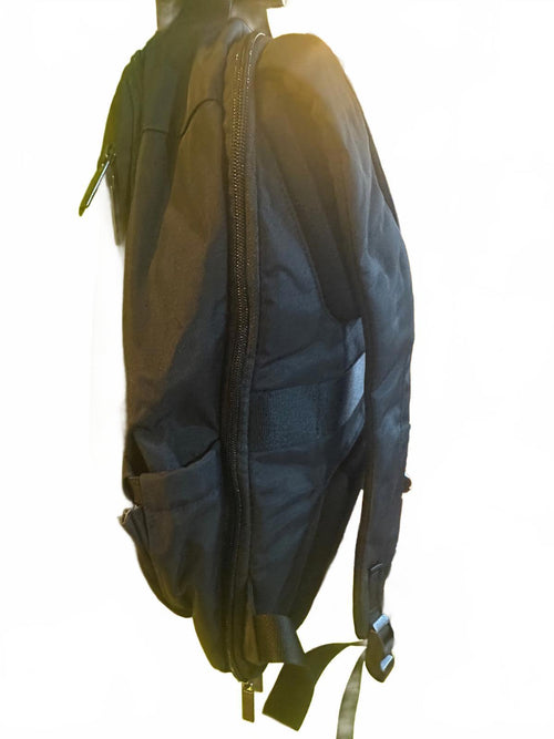 Black Travel & Laptop Backpack with USB Port – Unbranded