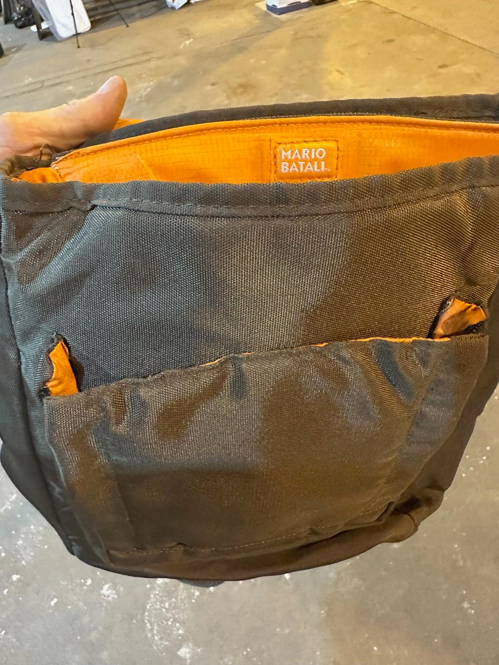 Mario Batali x Cort Moda small Backpack Olive green