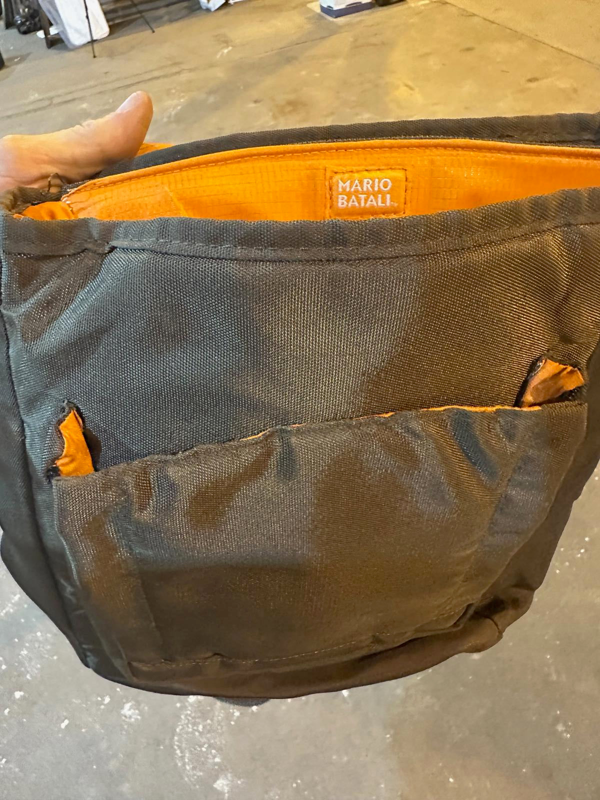 Mario Batali x Cort Moda small Backpack Olive green