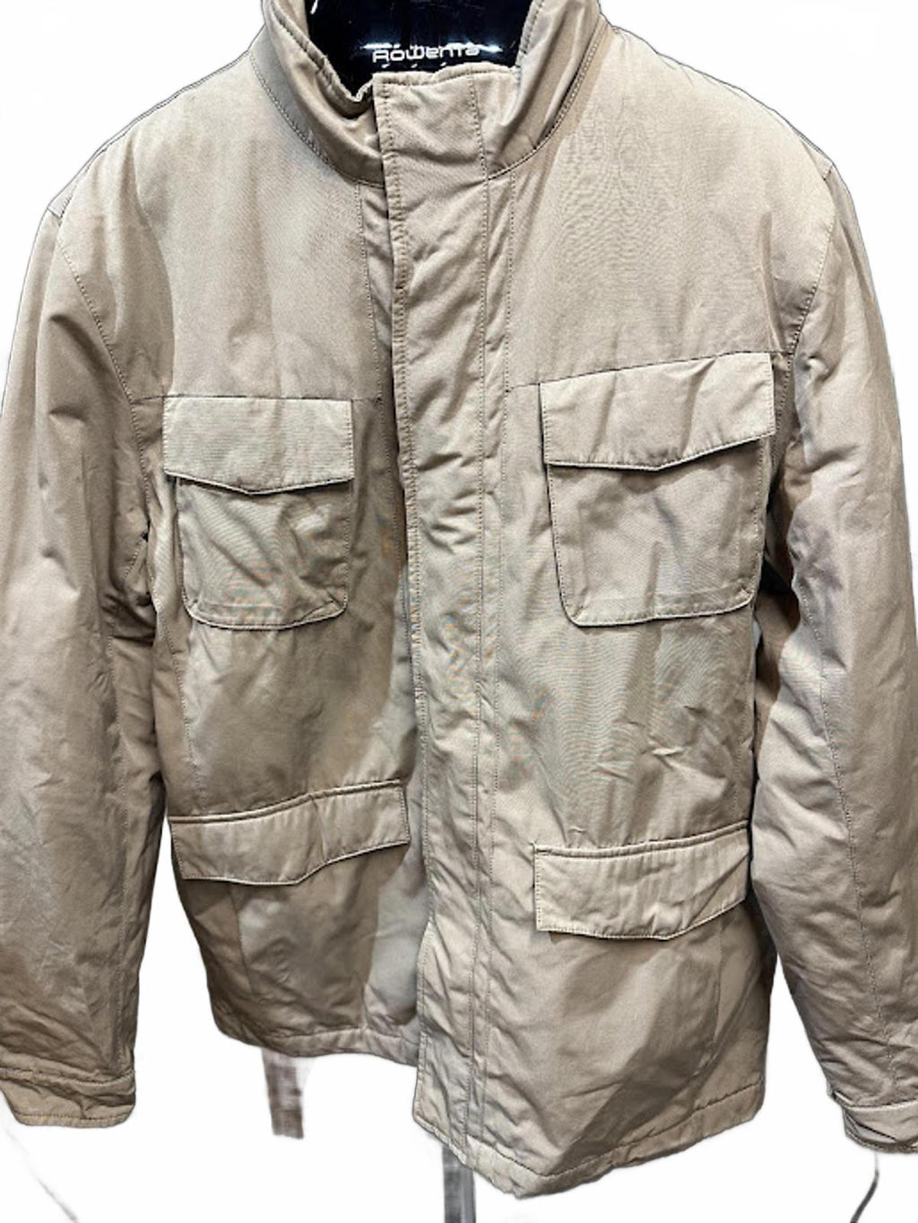 Banana Republic Quilted Field Jacket L Lined Utility Coat