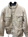 Banana Republic Quilted Field Jacket L Lined Utility Coat