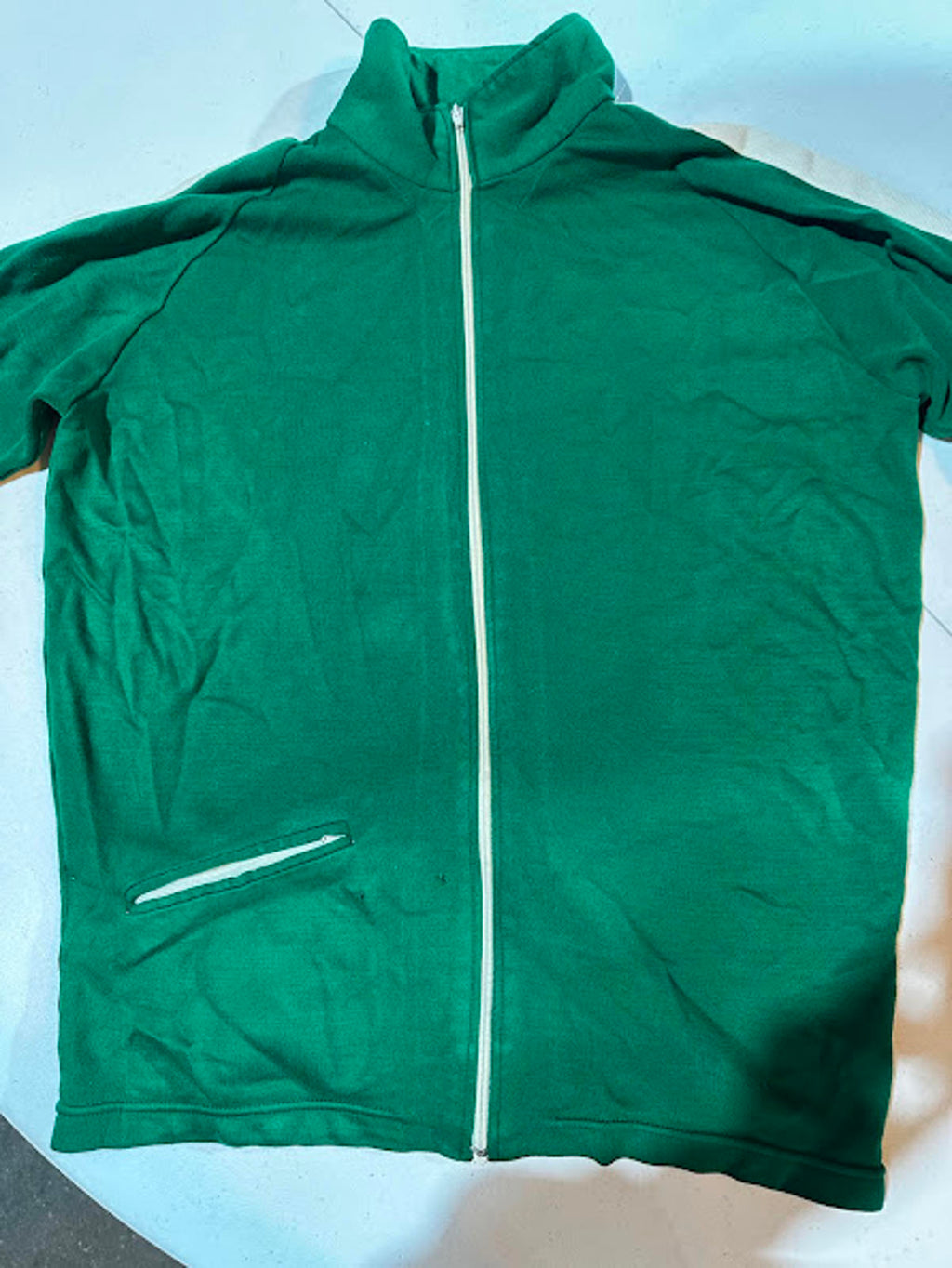 Vintage Jelenk Japan Track Jacket • Green Zip • M/L