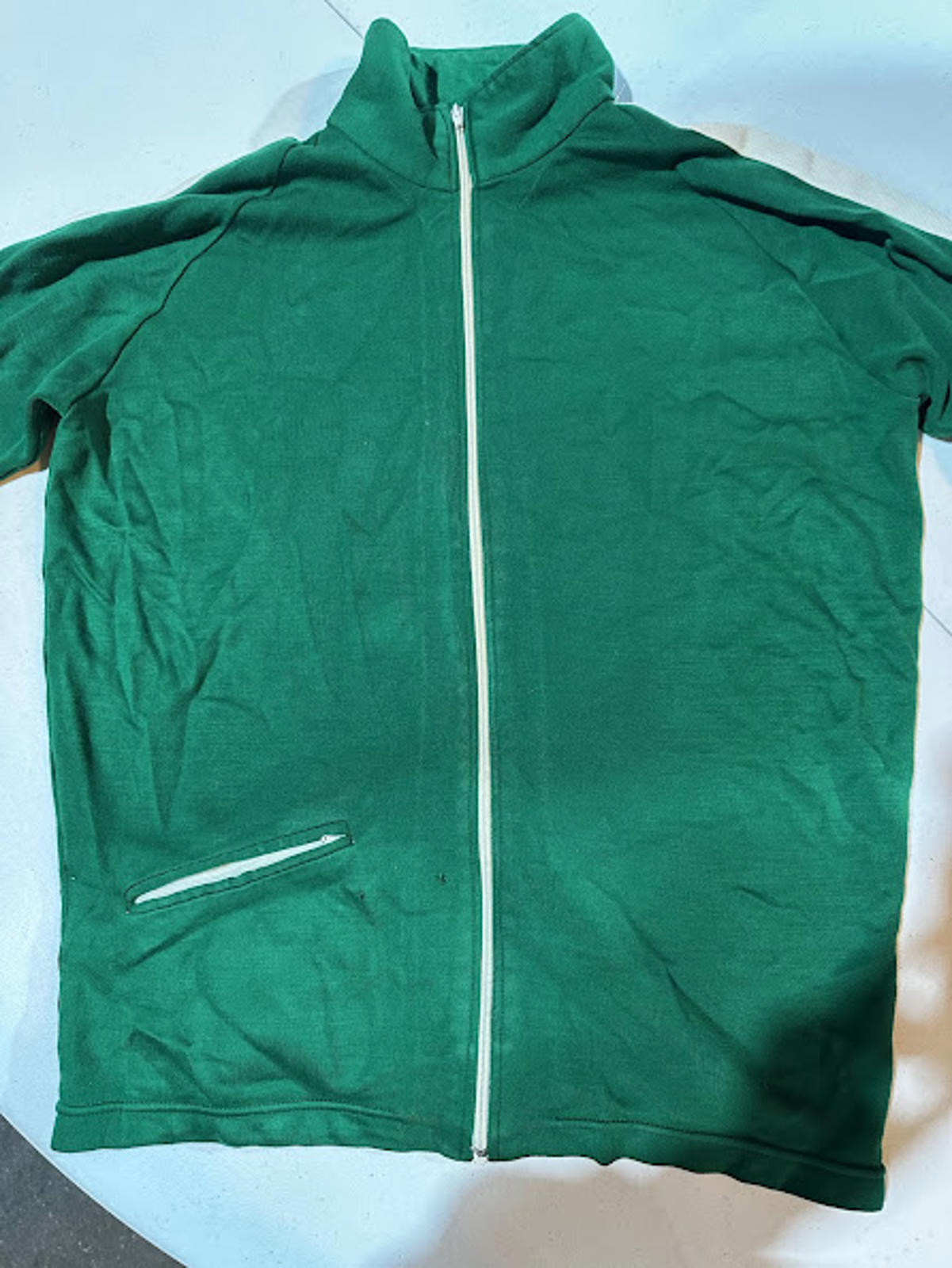 Vintage Jelenk Japan Track Jacket • Green Zip • M/L