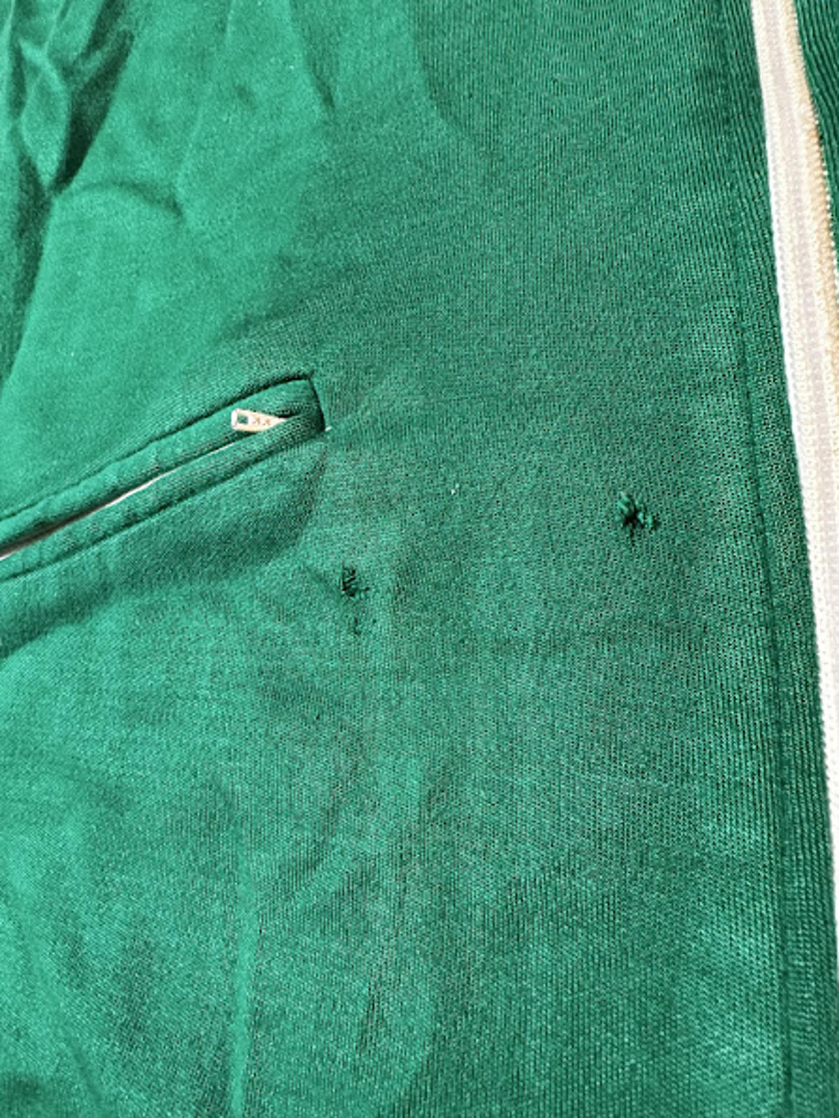 Vintage Jelenk Japan Track Jacket • Green Zip • M/L