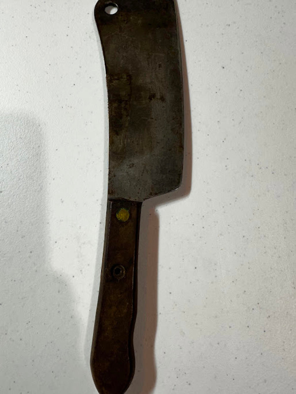 Vintage Utica Superedge USA Butcher Cleaver Knife 11″