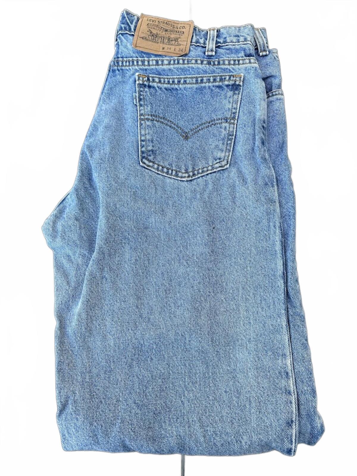 Levi's 550 USA Made Relaxed Fit Jeans 34x34