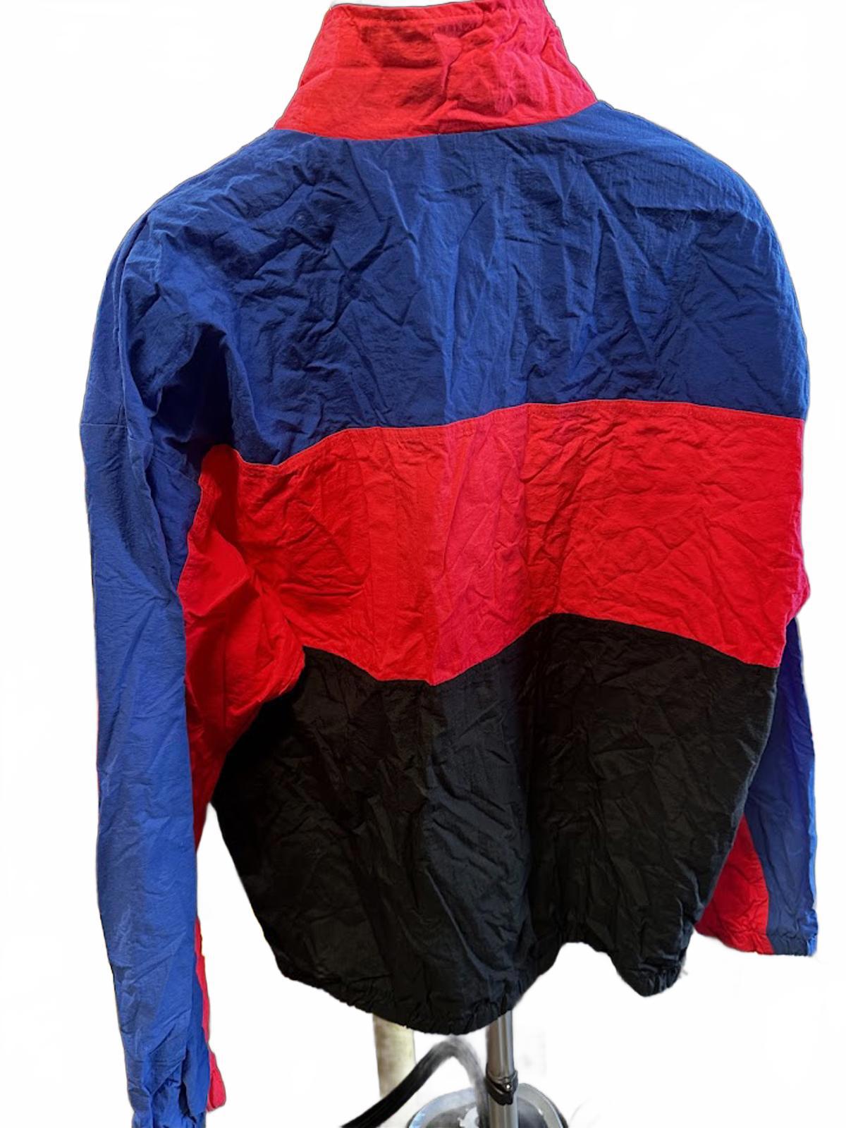 Vintage 90s Colorblock Puffer Windbreaker Jacket XL