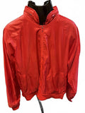 Vintage La Mode Red Nylon Track Jacket USA Made L