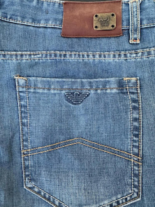 Armani Jeans Italy Straight Leg Denim 38x32