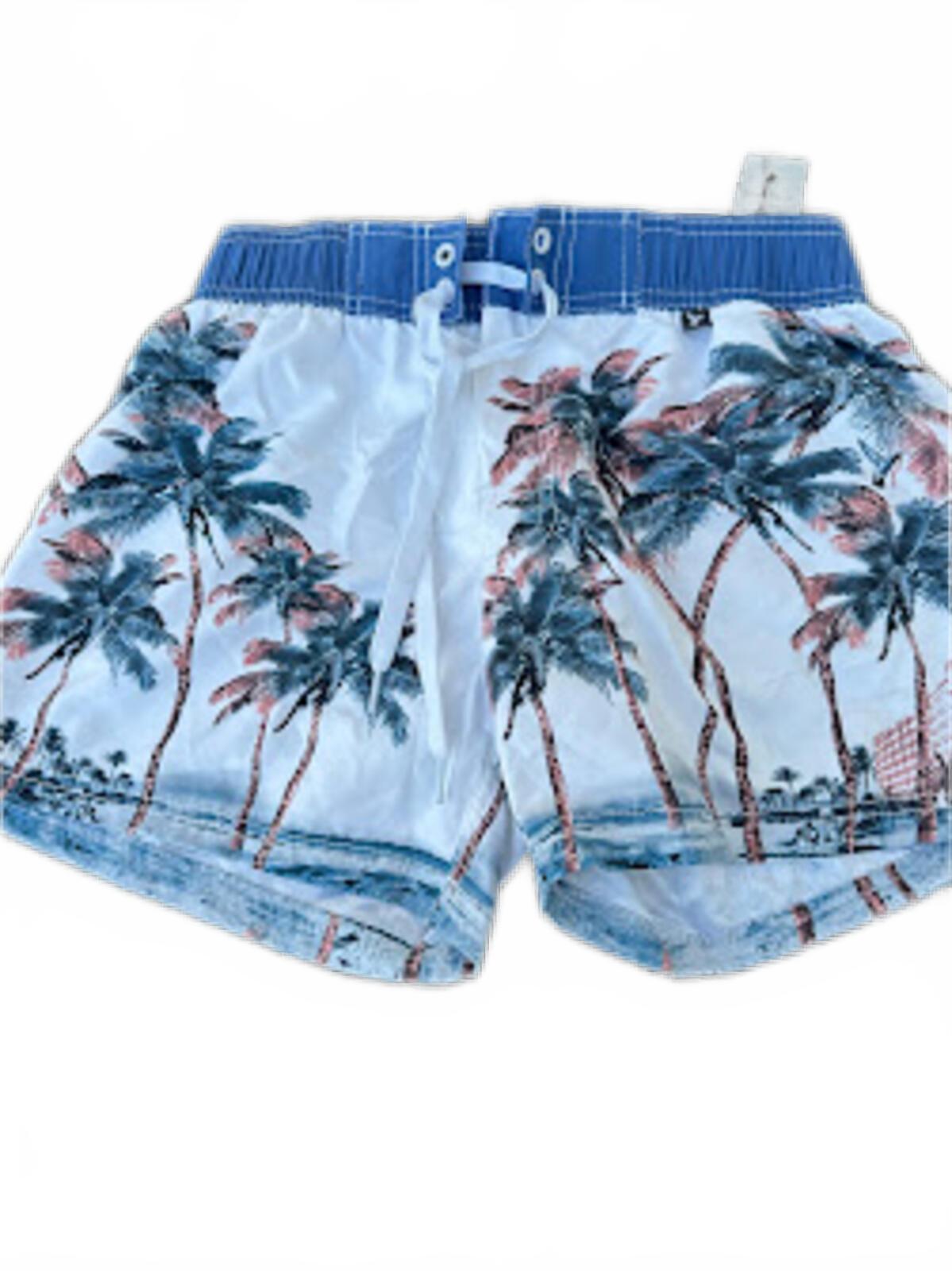 Ushuaïa Ibiza Palm Print Swim Shorts NWT