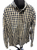 Men’s Structure Blue Original Outdoor Plaid Flannel XL