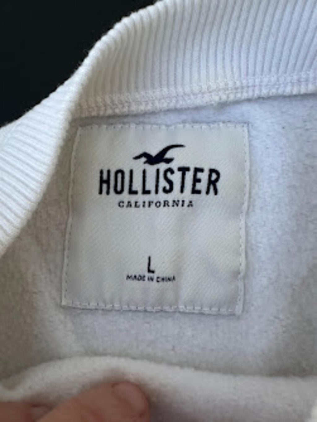Hollister Rainbow Stripe Cropped Sweatshirt