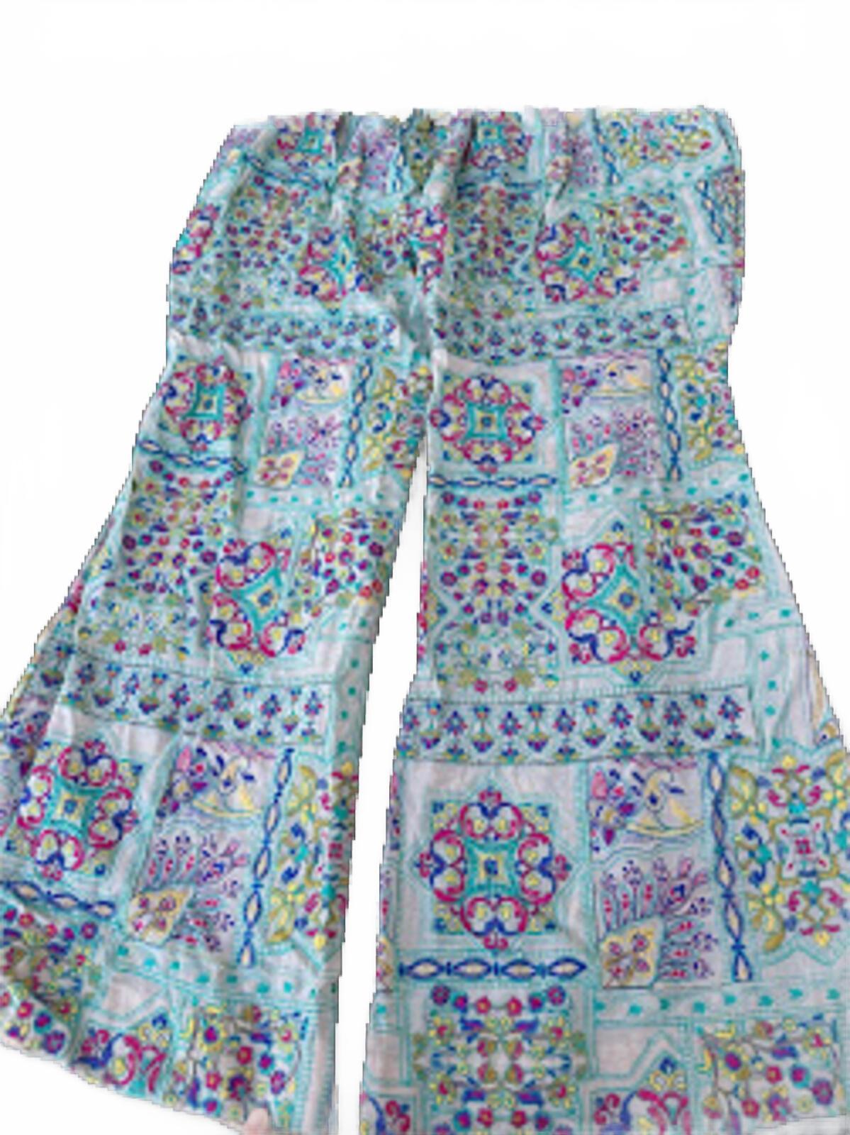 Vintage Boho Bell Bottom Lounge Pants