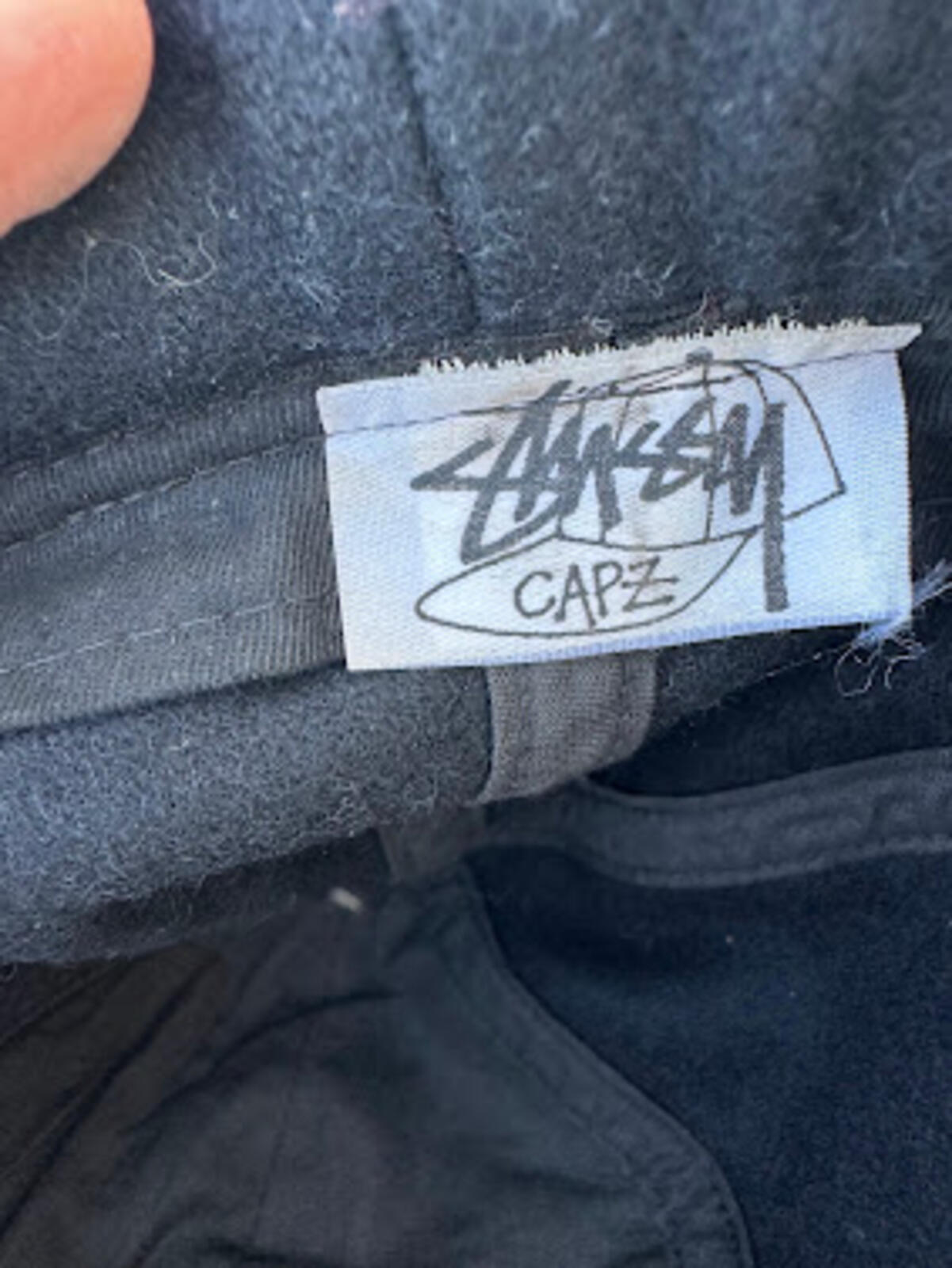 Vintage Stussy Capz Wool Skull Cap Beanie Hat