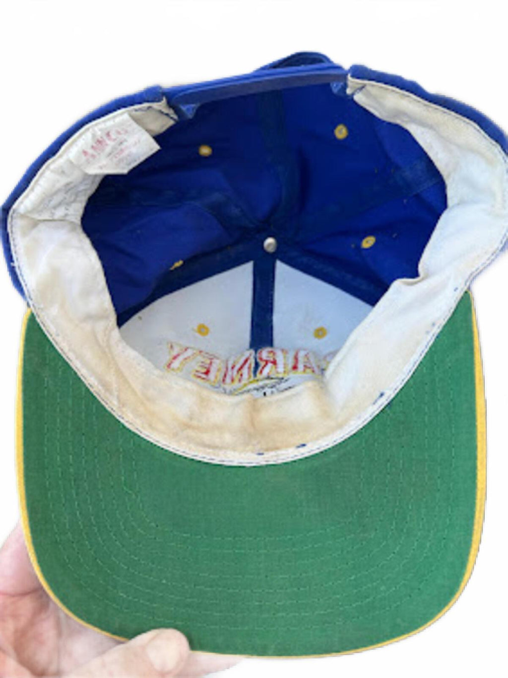 Vintage Barney Rubble Flintstones Snapback Hat