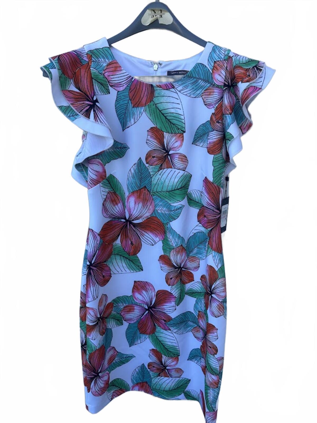 Tommy Hilfiger Floral Sheath Dress NWT Size 10