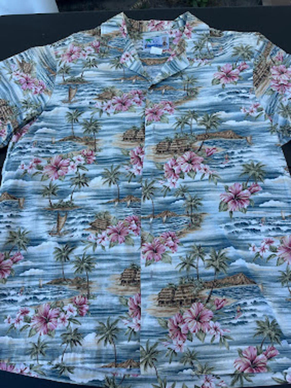 2 Bundle RJC Made Hawaii Aloha Shirts  Size Large
