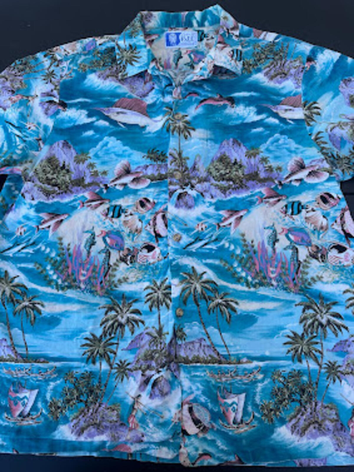 2 Bundle RJC Made Hawaii Aloha Shirts  Size Large