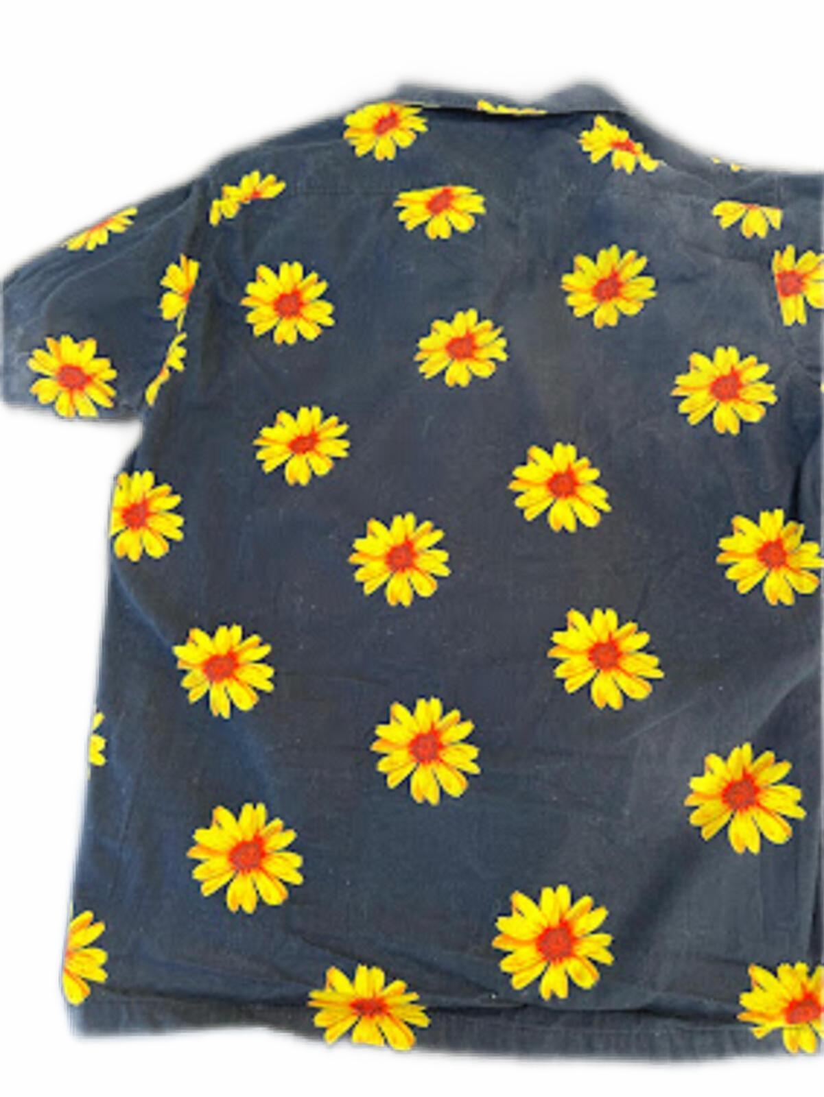 Public Art Sunflower Button-Up Shirt XL