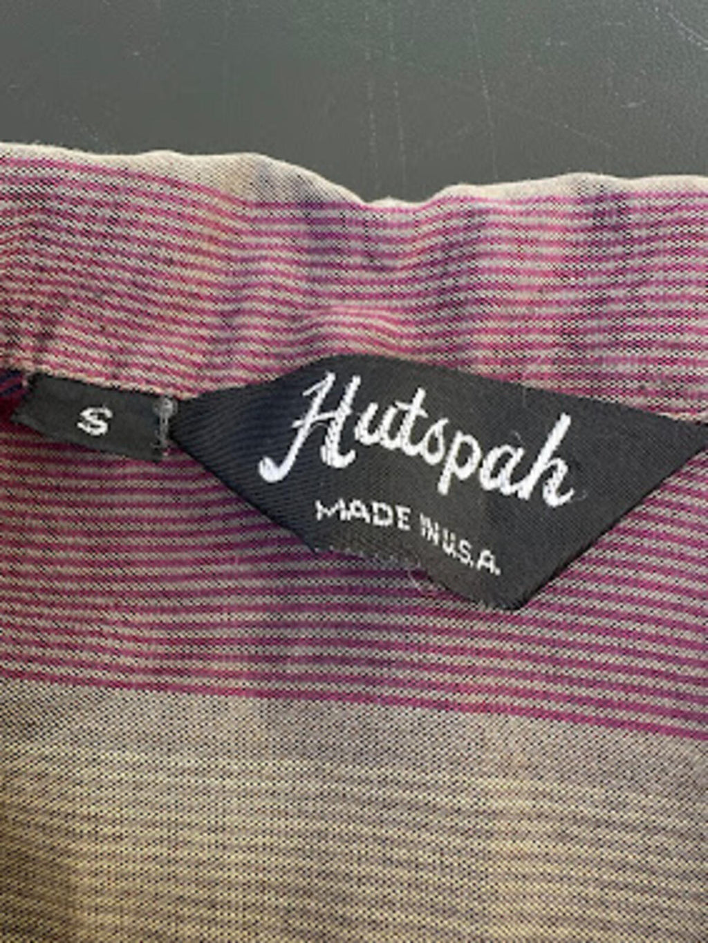 Hutspah USA Stripe Button Shirt Small