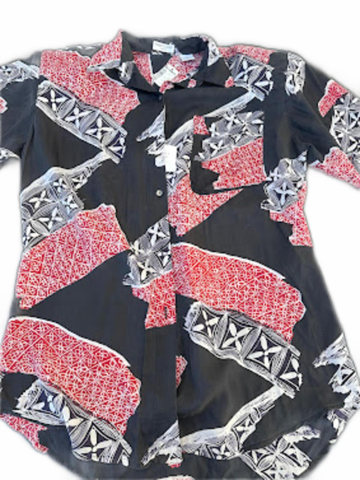 Robert Stock Silk Hawaiian Shirt NWT Medium