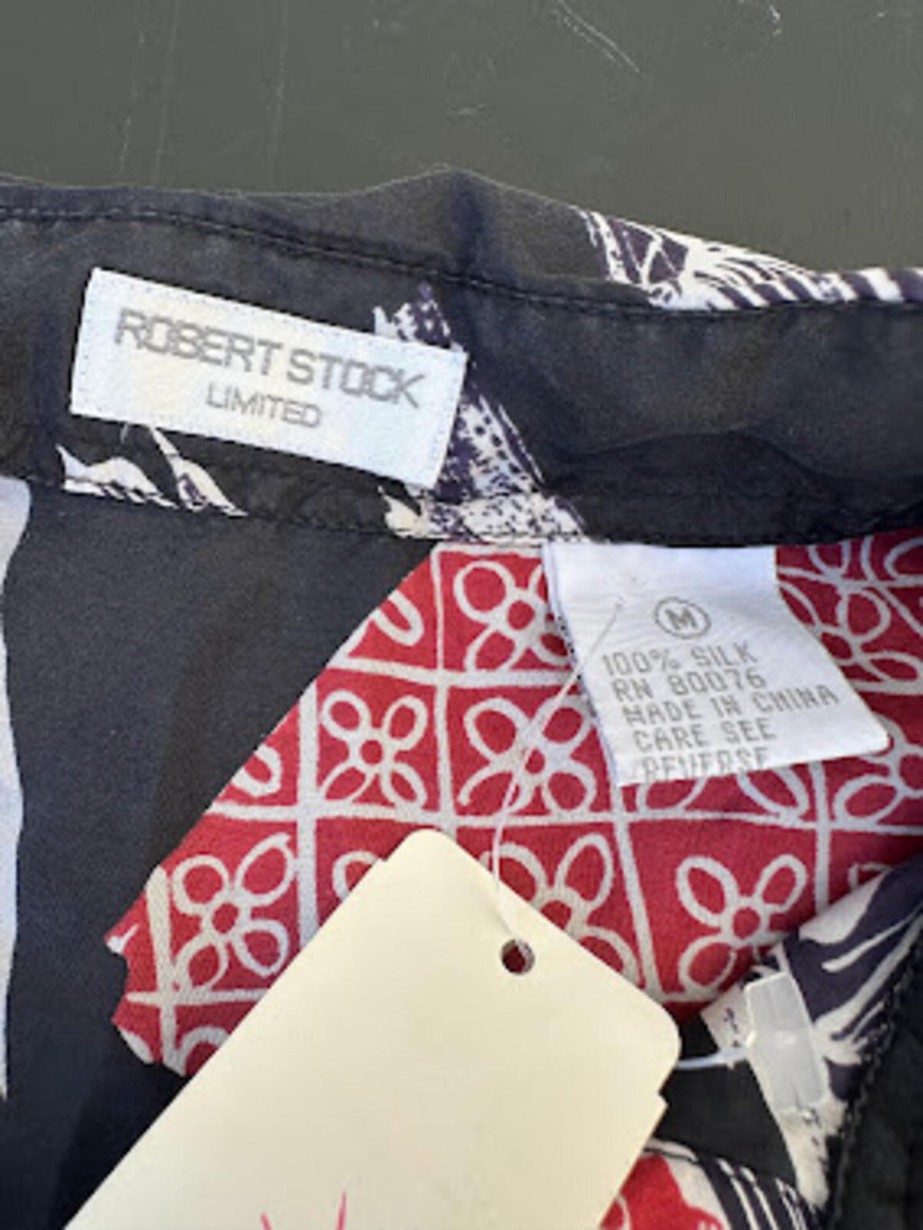 Robert Stock Silk Hawaiian Shirt NWT Medium