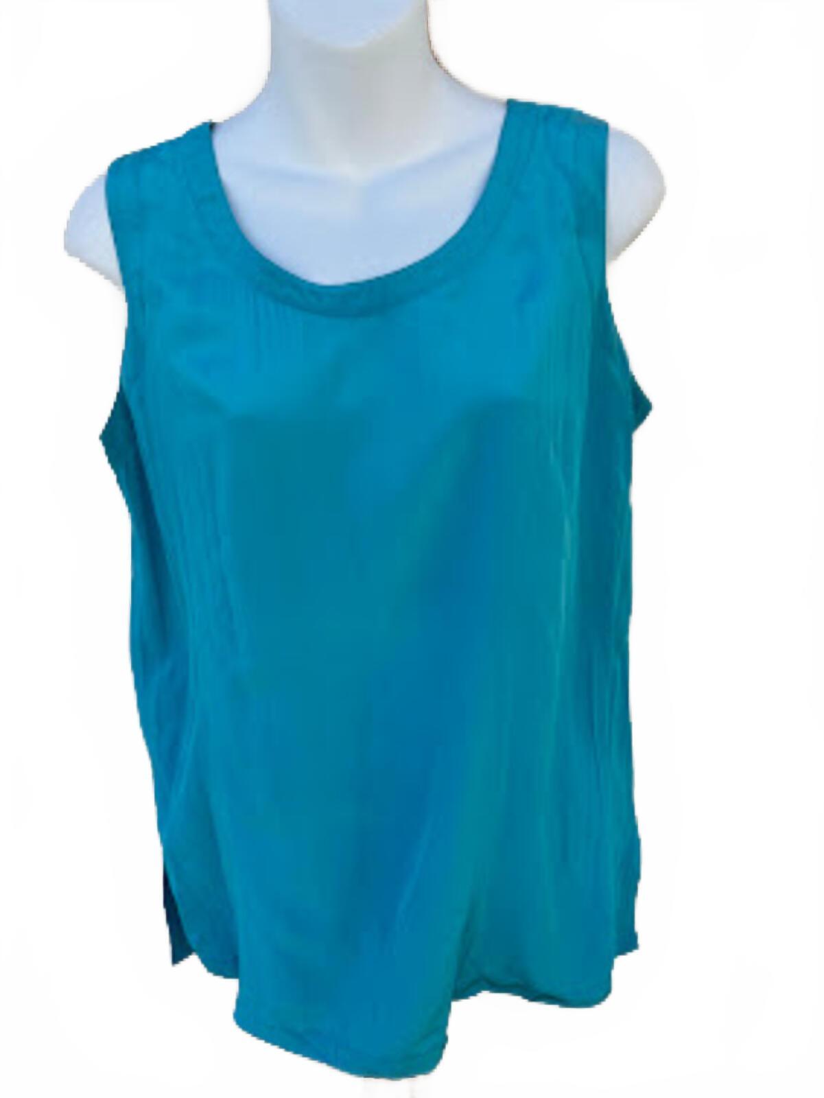 Savannah 100% Silk Sleeveless Shell Top USA