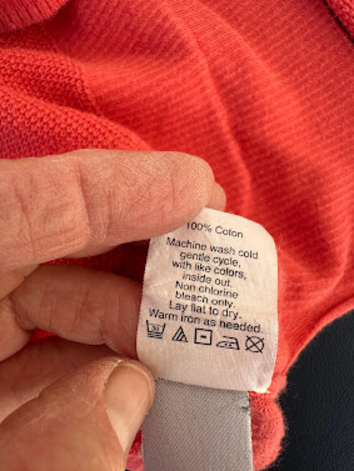 Madewell Coral Cotton Cardigan Sweater Small