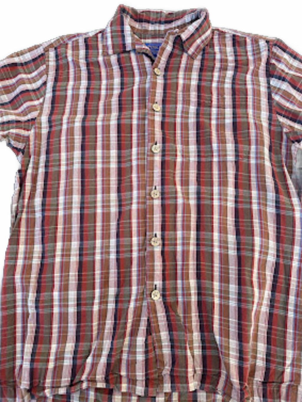 Pendleton Bamboo Plaid Shirt Men's Medium