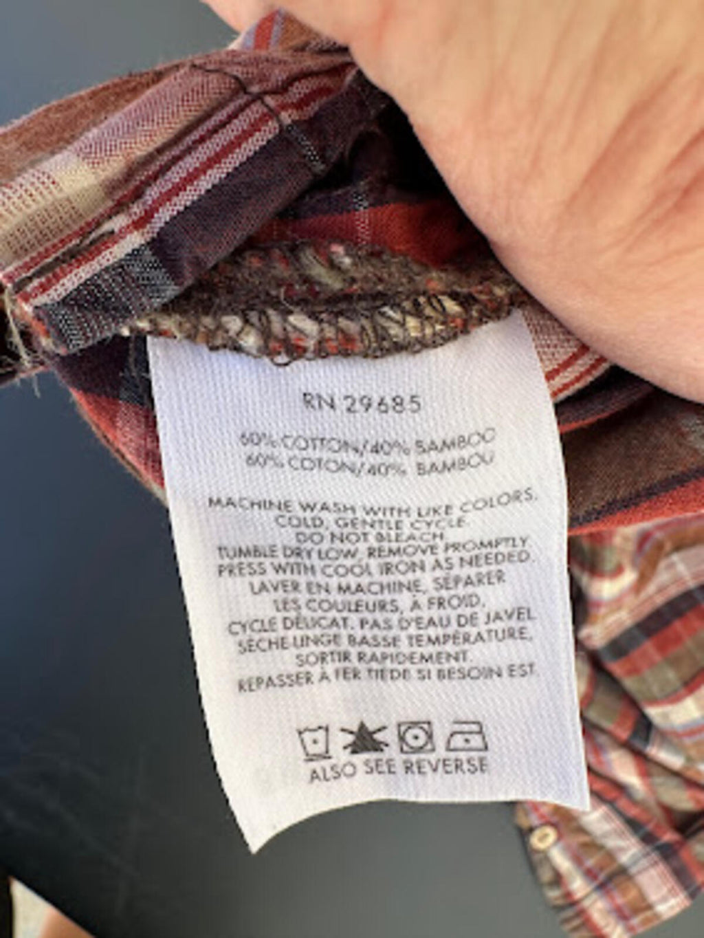 Pendleton Bamboo Plaid Shirt Men's Medium