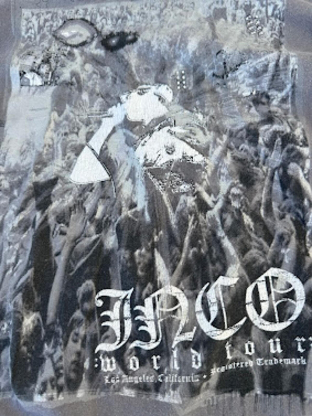 JNCO World Tour Graphic T-Shirt Gray Medium