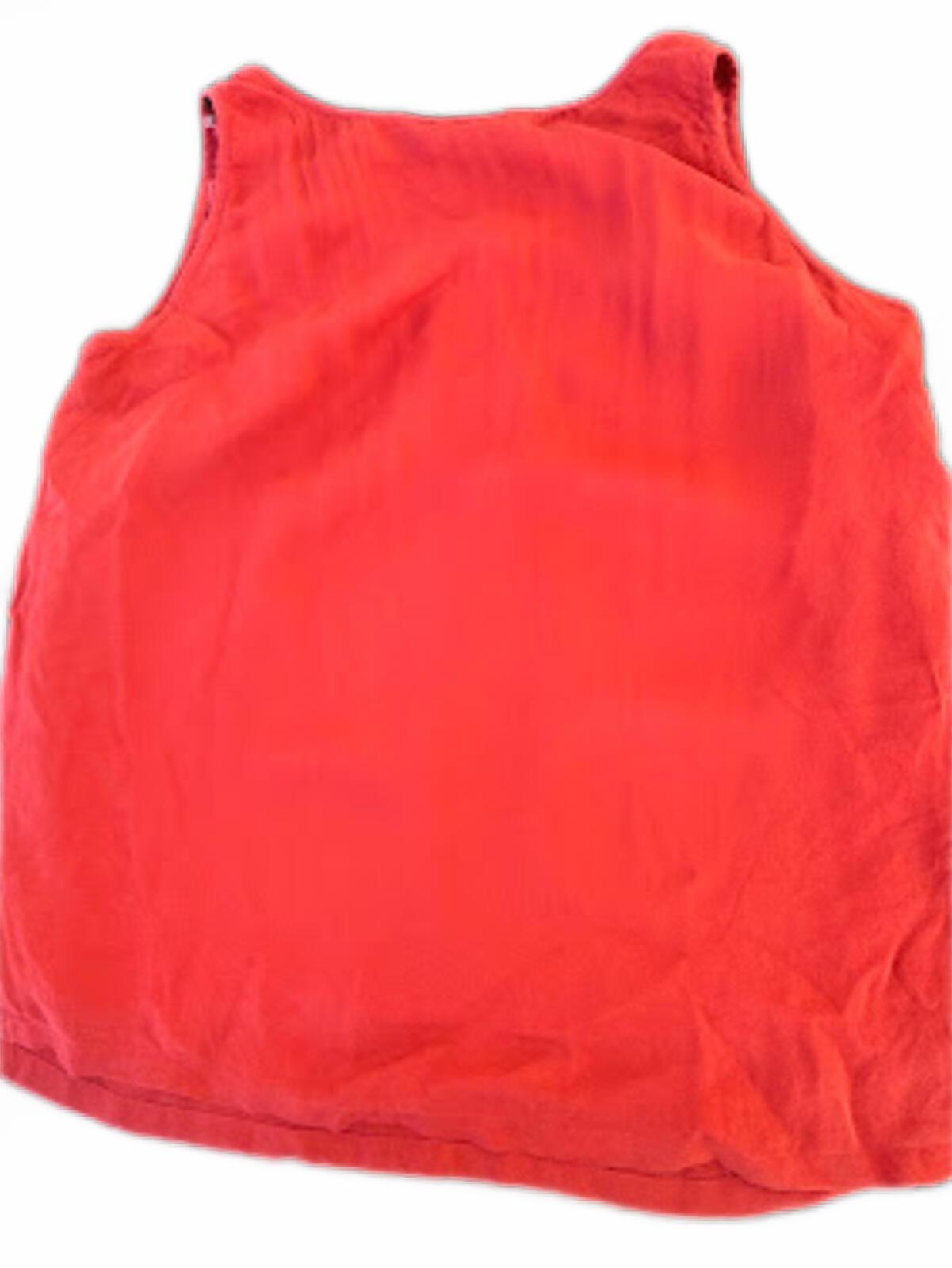 Tommy Bahama Red Silk Shell Top Small